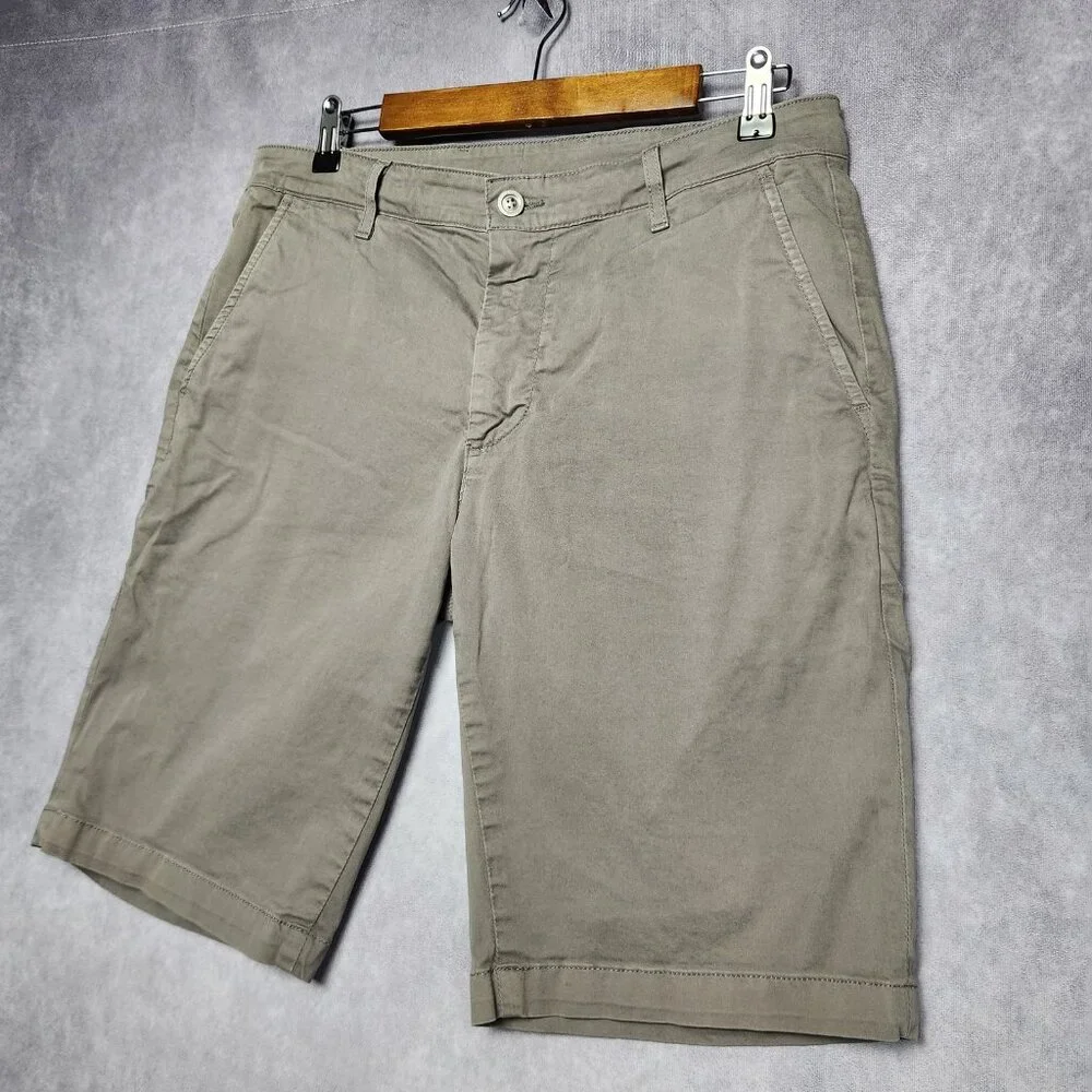 AG Adriano Goldschmied Shorts Mens 33R Gray The Griffin Tailored Stretch Casual‎